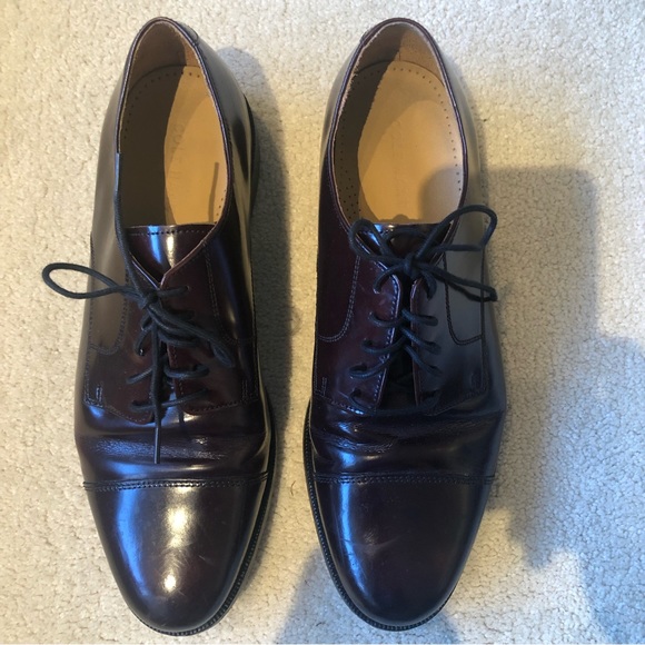 Cole Haan cordovan cap toe shoes 11D - Picture 4 of 10